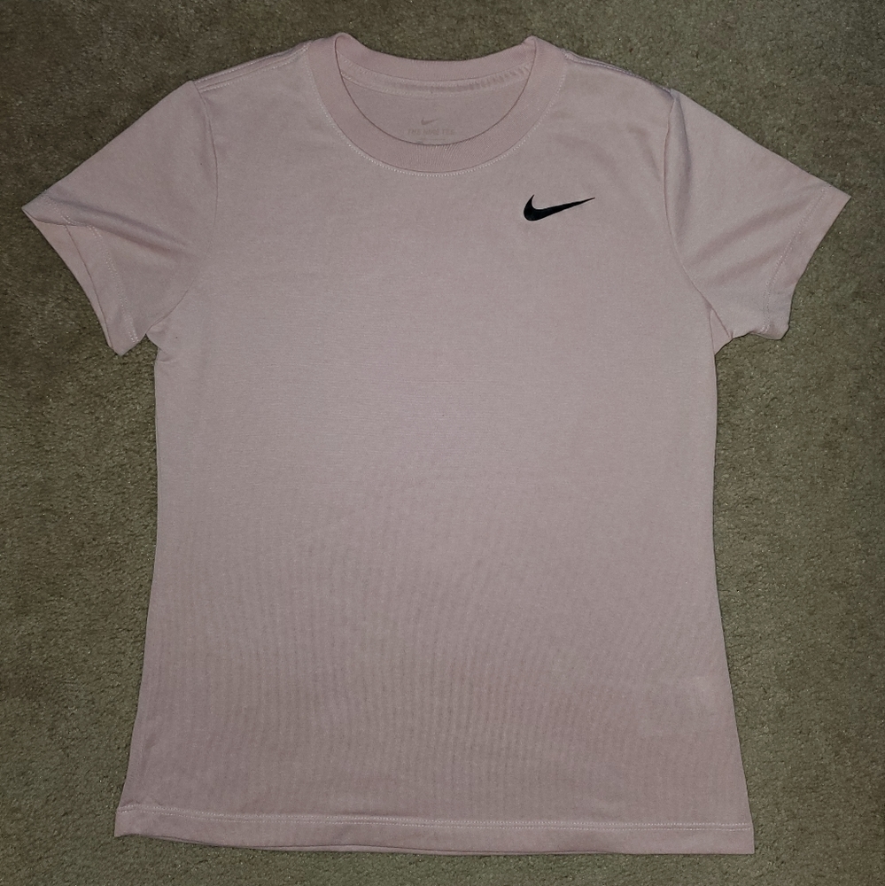 Womens Nike, Small, Pastel Pink, Dri-Fit Shirt